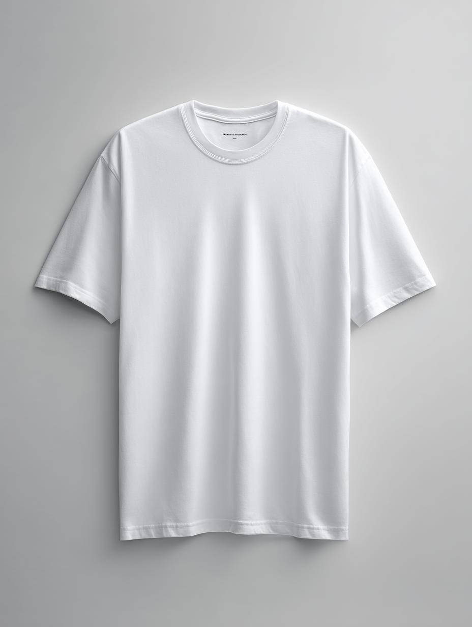 Vit t-shirt med axelöppning